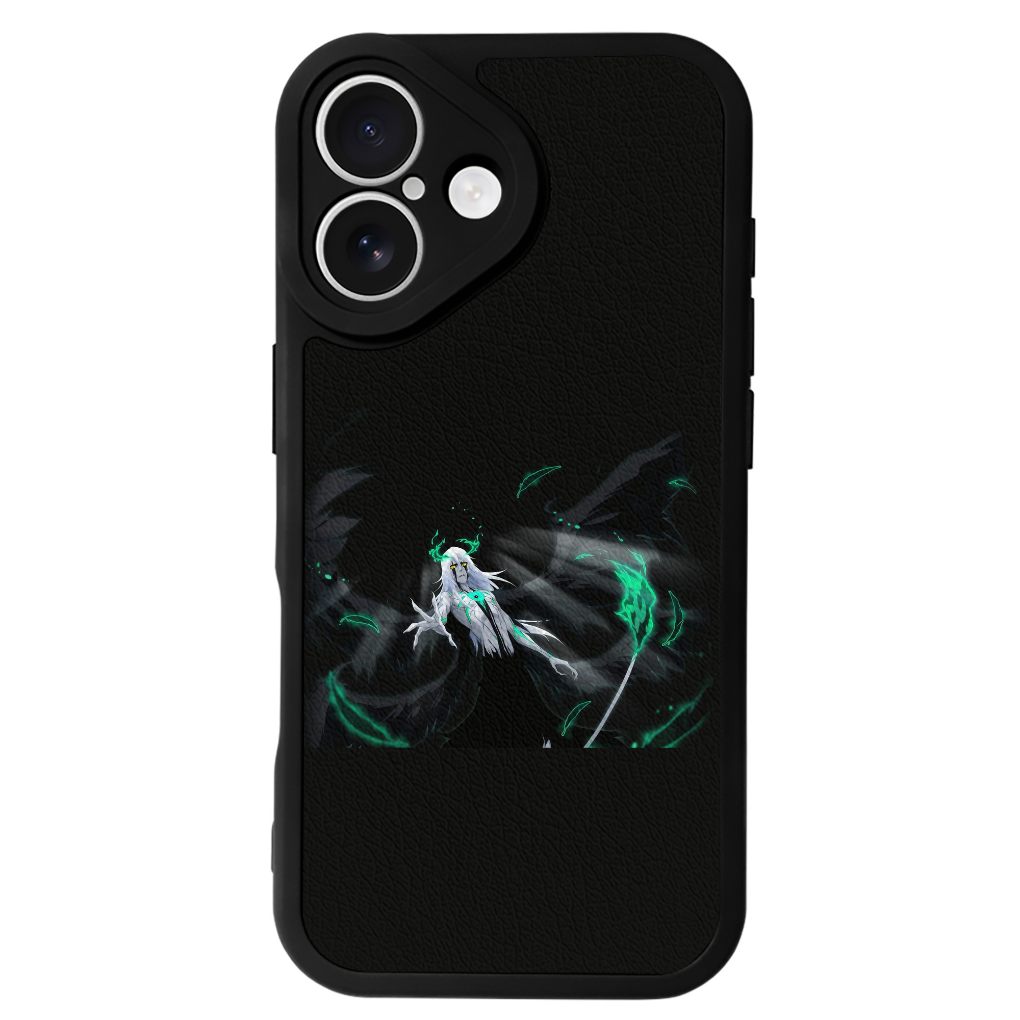 （画像用） ブリーチ ウルキオラ·シファー BLEACH Ulquiorra cifer 【iPhone 16シリーズ対応】シリコンスマホケース（レザー調） 材質：シリコン